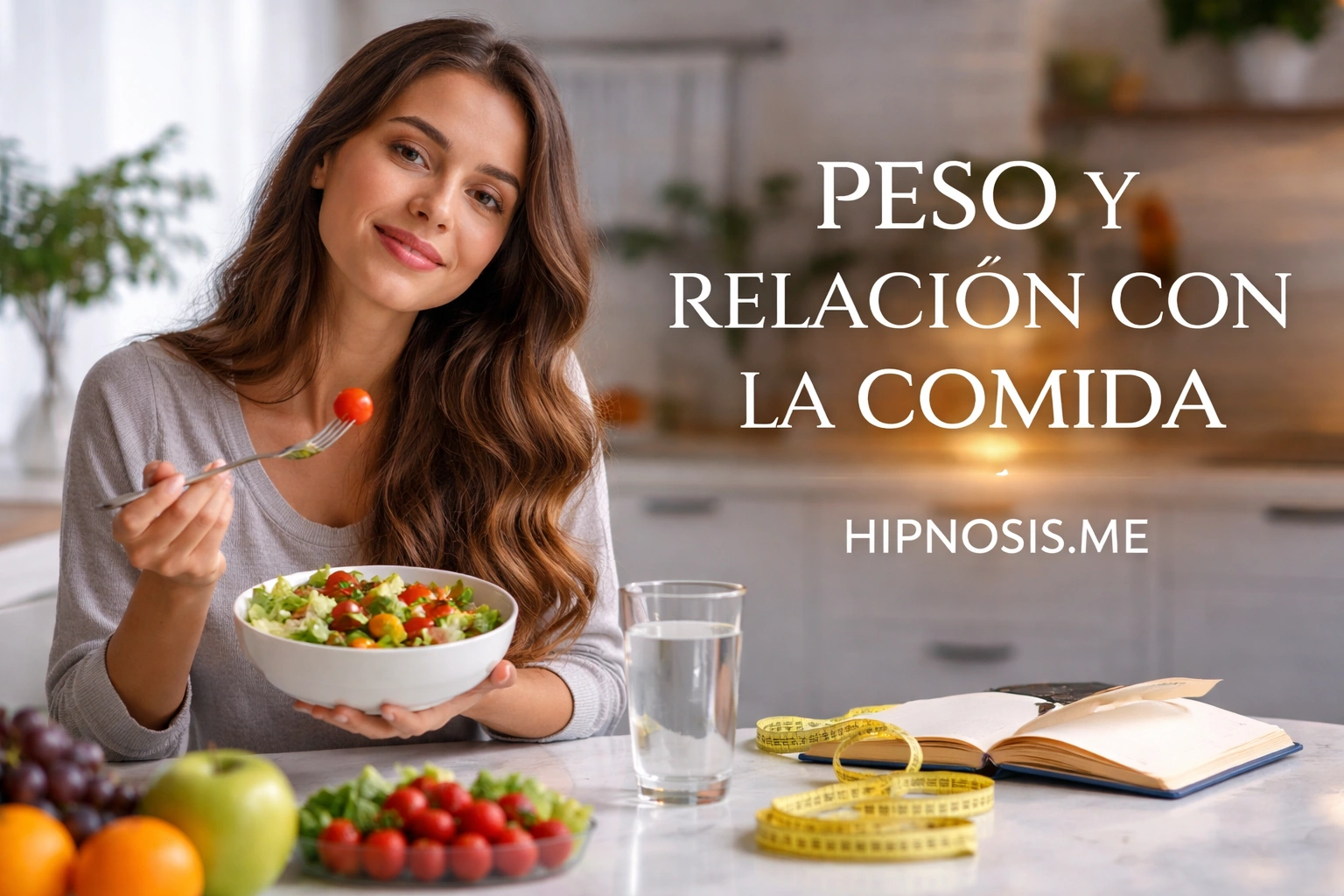 Audios de hipnosis para peso y relación con la comida en Hipnosis.me