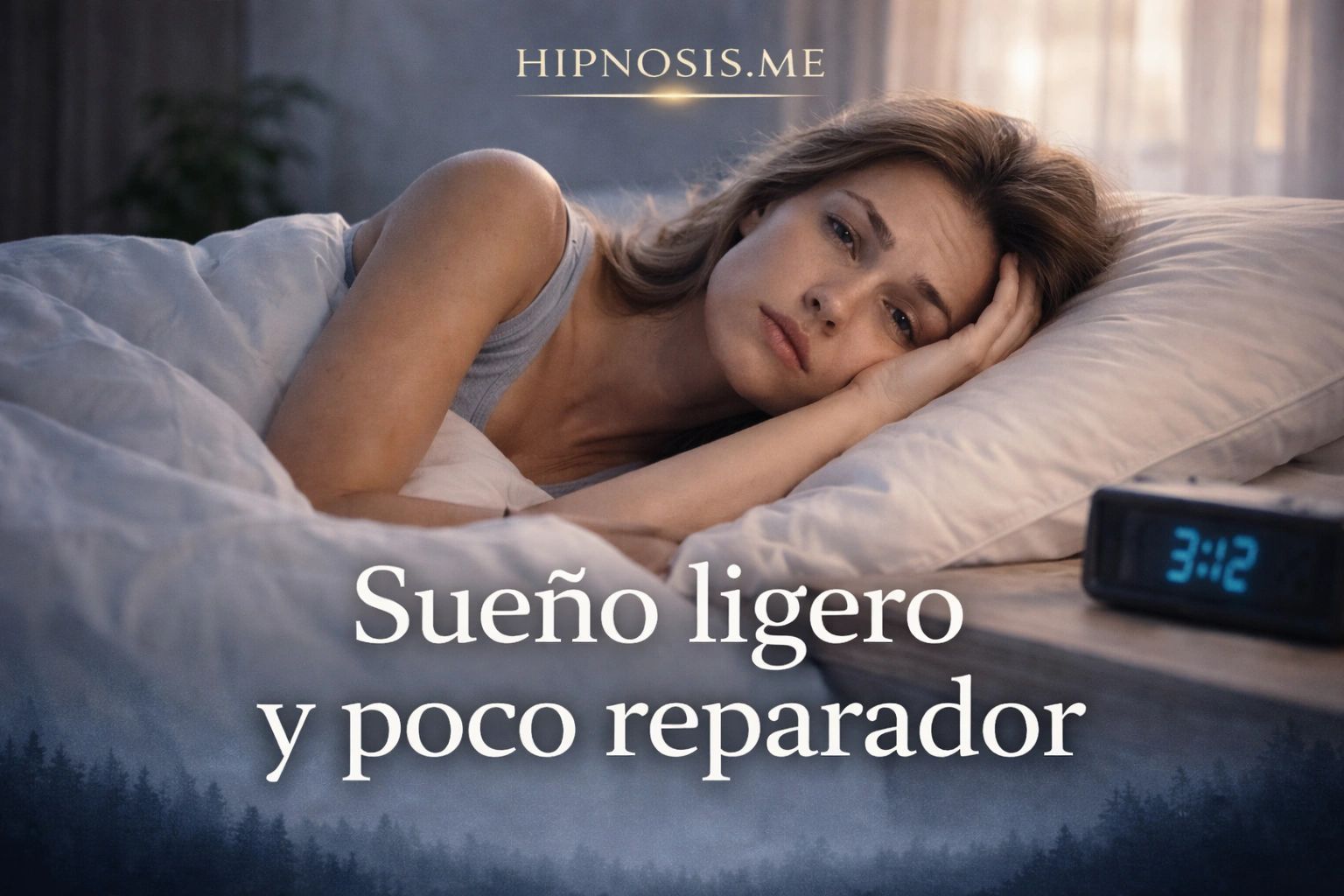 Audios de hipnosis para sueño ligero y poco reparador en Hipnosis.me