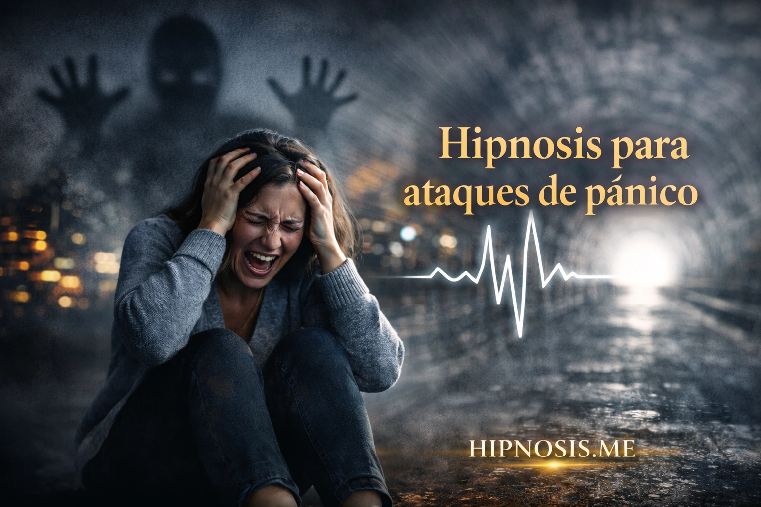 Sesión pregrabada de hipnosis para ataques de pánico y miedo a una nueva crisis en hipnosis.me